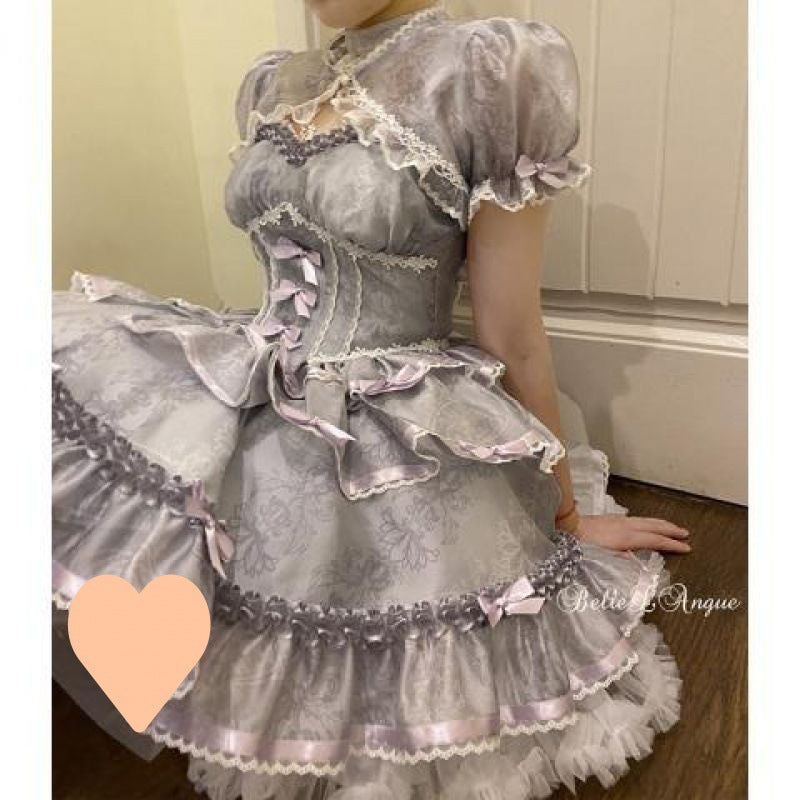 pink dress Lolita Pettiskirt Sweetheart Ballet Princess Dress