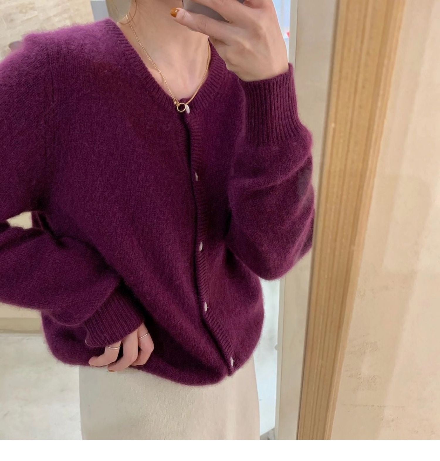 soulja boy outfits Autumn and Winter Top Women's round Neck Ins Sweater Women's Fairy Loose Knitted Cardigan Small Coat