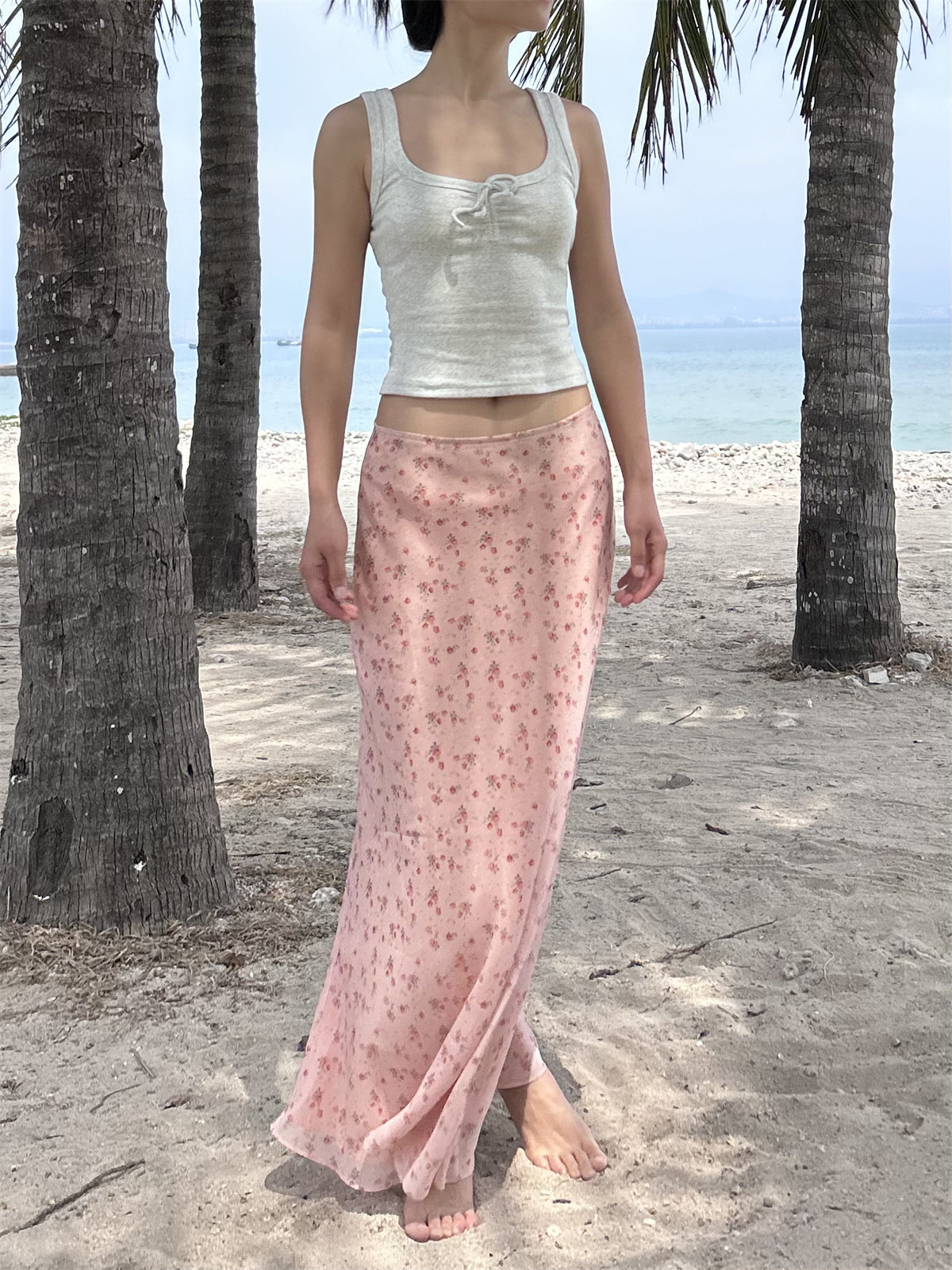 JazzHer April Floral Maxi Skirt