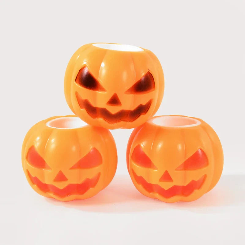 JazzHer 3/1Pcs Halloween Pumpkin Ghost Squeeze Pinch Toy Kids Favors Halloween Party Supplies Stress Relief Fidget Toys Birthday Gifts