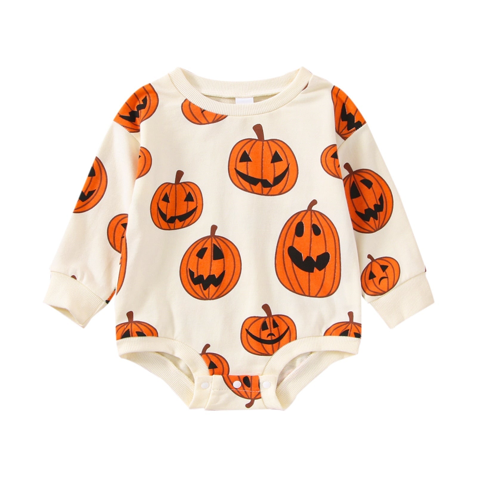 JazzHer Halloween Awakecrm Lioraitiin 0-3T Baby Girl Boy Halloween Days Lovely Romper Pumpkin Printing Long Sleeve Sweatshirt Jumpsuits