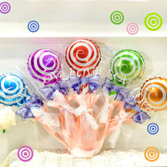 JazzHer 6pcs Hands Lollipop Foil Balloons Wedding Birthday Party Decorations Children's Day Balloon