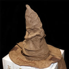 JazzHer Fashion Movies Witch Wizard Hat Potters Sorting Hat Leather Halloween Party Props Dress Up Hat Men Cosplay Costume Accessories