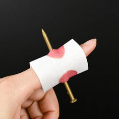 JazzHer 5pcs Bloody Nail Through Finger Prank Joke Novelty Toys Halloween Party Decoration Supplies Scary Trick Props Kids Birthday Gift