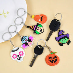 JazzHer Halloween Kids Toys Favors Bracelets Ghost Pumpkin Wristband Hairclip Rubber Rings Halloween Birthday Party Gifts Pinata Filler