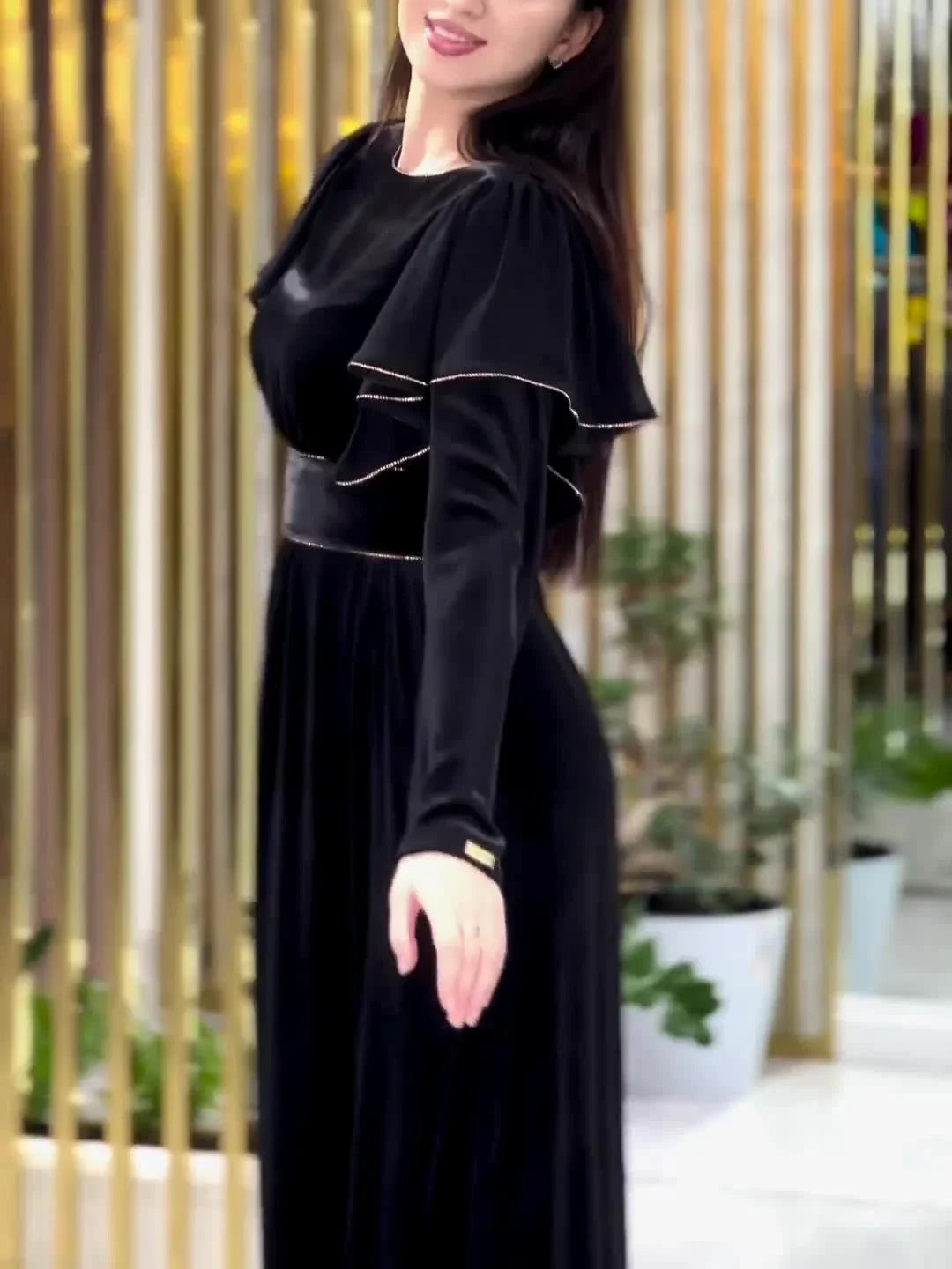 JazzHer Eid women Dress for woman Abaya Morocco Party Dresses Ramadan Slim Fit  Abayas Kaftan Elegant Black Dubai Arab Long Robe 2024