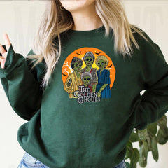 JazzHer Halloween Awakecrm The Golden Ghouls Halloween Sweatshirt Tv Show Golden Gilrs Inspired Hoodie Funny Witch Vampire Pullover Halloween Sweatshirts