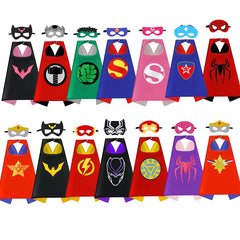 JazzHer Superhero Capes for  Boy girl  Gifts Boys Cartoon Dress Up Costumes Party Supplies Easter halloween Gifts