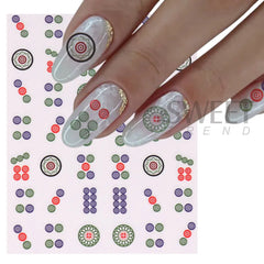 JazzHer 3D Poker Design Nail Art Stickers Playing Cards Tip Sliders Abstract Decals Foil Adhesive Decorations Manicure Accessories LYJO