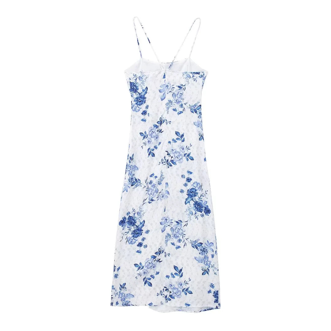 cold weather outfits JazzHer 2024 Spring Summer Print Streetwear Women Dresses Fashion Sexy Backless Sleeveless Strapless Cami Zipper Ladies Dresses