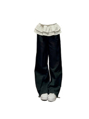 christmas outfit JazzHer Women's Black Gothic Baggy Pants Y2k Emo 2000s Streetwear Vintage High Waist Trousers Harajuku Pants 90s Aesthetic Clothes 2025