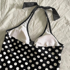 JazzHer Aesthetic Crop Top 2000s Women T shirt Kawaii Harajuku Slim Caims Sling Punk Streetwear Polka Dot Vintage Graphic Tank Tops Y2k