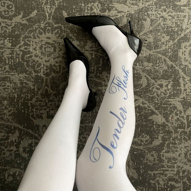JazzHer Sexy Stockings Stockings for Women Goth Knee High Socks Pantyhose Harajuku Punk Long Socks Woman Fetish Tights Lolita Emo Shoopy