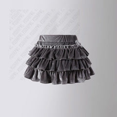 JazzHer Y2K Hot girl Skirt Korean Minimalist Aesthetic Streetwear Summer Women Simple Personality Lower garment Club Sexy Solid Bottoms