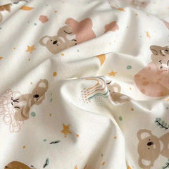 JazzHer Cute Cartoon Bedding Set Ins Style Duvet Cover Without Comforter Pillowcases Flat Sheet New Arrival Soft Bed Linens