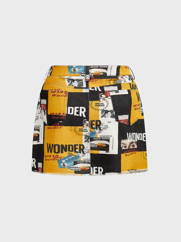 JazzHer 2024 New Twill Figure Mini Skirt