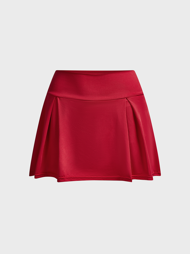 JazzHer 2024 New Plain Short Skirt