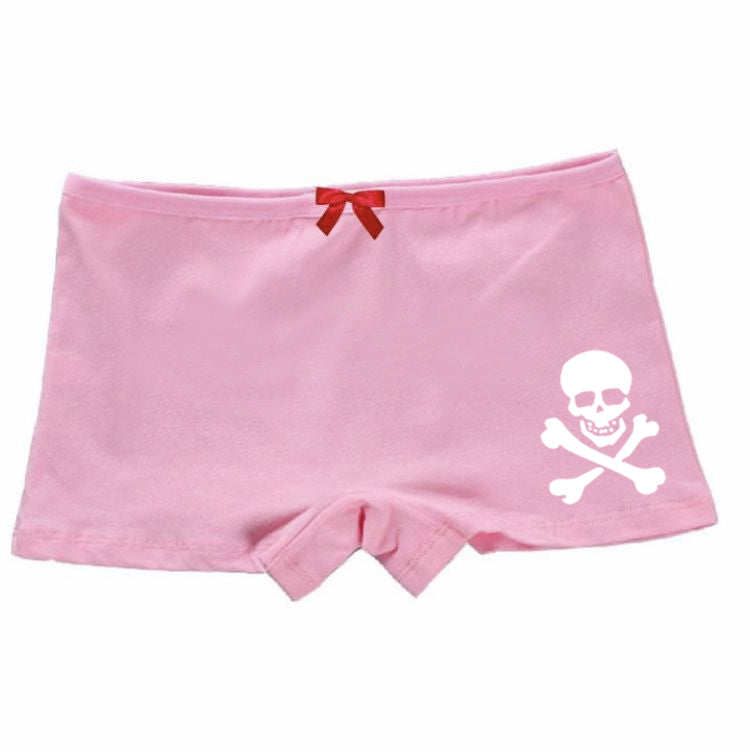 JazzHer Goth Skull Print Shorts Aesthetic Punk Rock Short Pants Y2K Summer Hot Girl Low Waist Shorts Pink Skull Shorts EMO Girl Harajuku