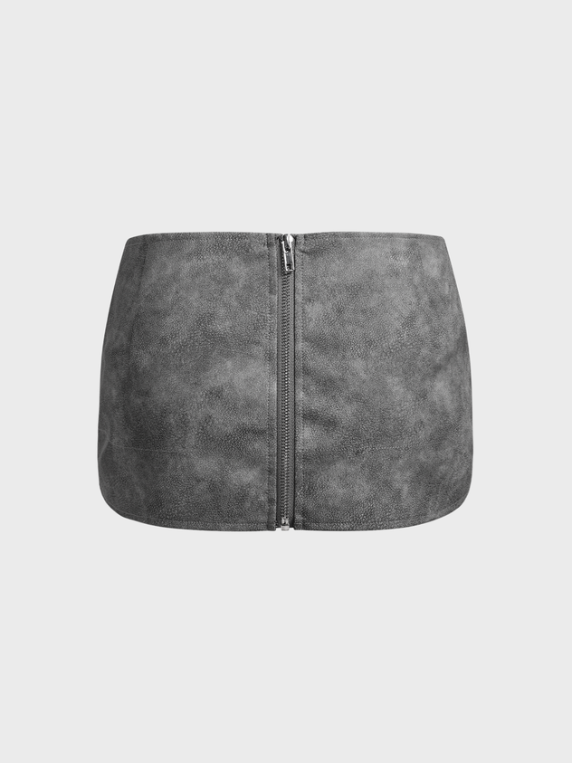 JazzHer 2024 New Street Deep Gray Bottom Skirt