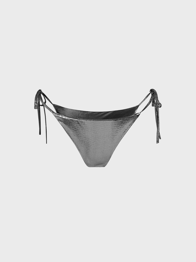 JazzHer 2024 New Sliver Lace Up Halter Bikini