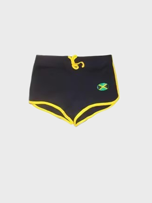 JazzHer 2024 New Activewear Jamaica Color Block Shorts