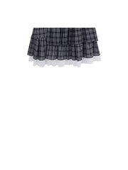 christmas outfit JazzHer Women's A-line Plaid Skirt Vintage Aesthetic Y2k Long Skirts Harajuku Korean Mori Dirl Long Skirts 2000s Cutecore Clothes Summer