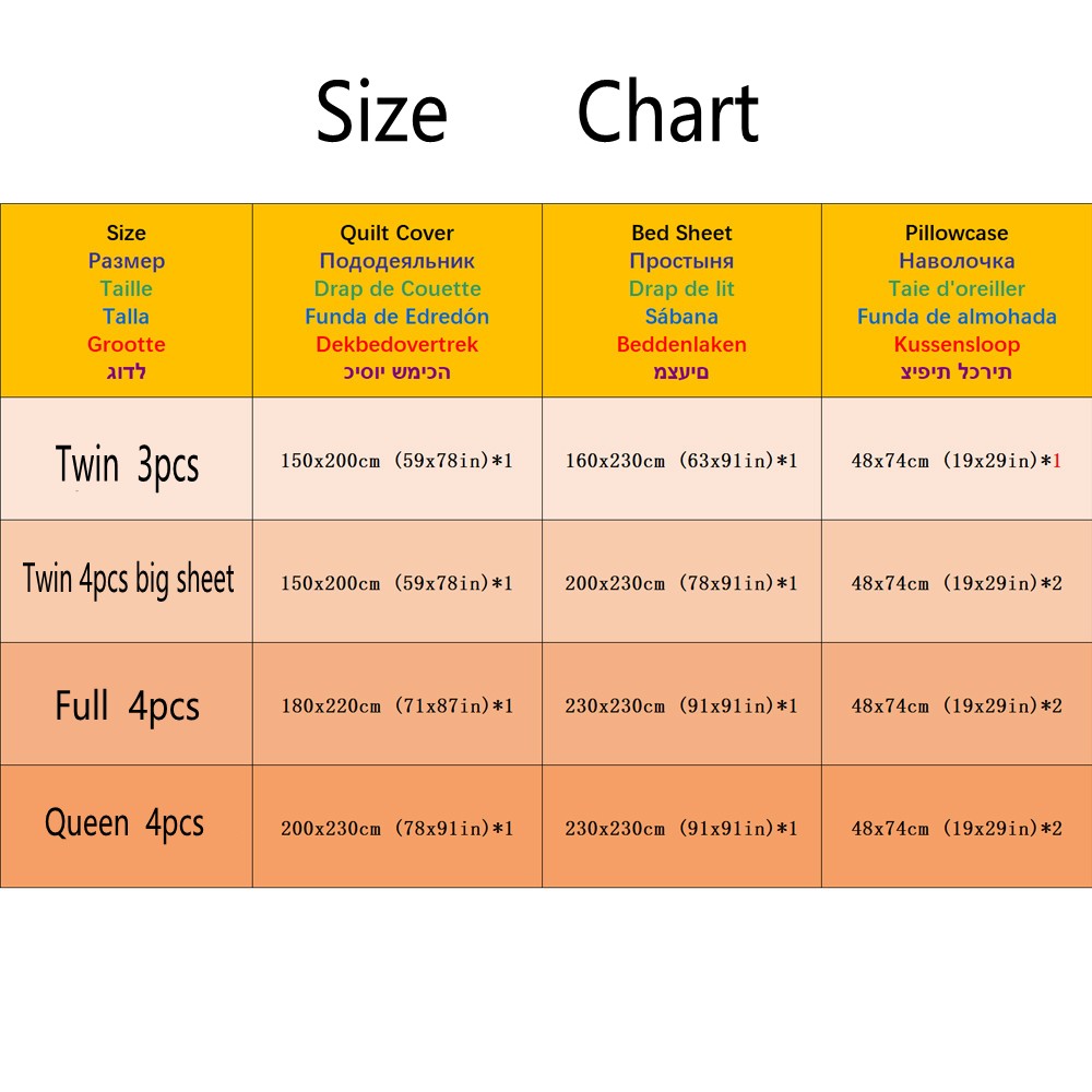 JazzHer Spring Bedding Set Fashion Cartoon Kids Single Double Queen Size Flat Sheet Duvet Cover Pillowcase Bed Linens Home Textile