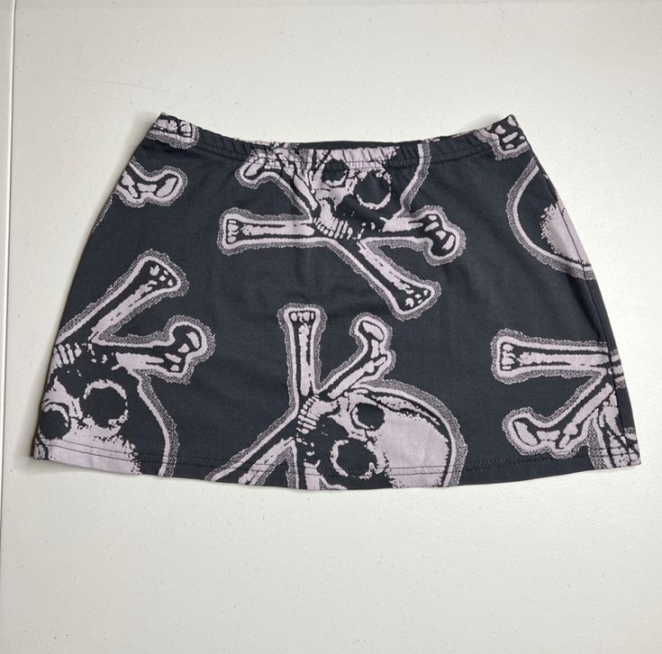 JazzHer Gothic Skirts Women Clothes Skulls Punk Sexy 90s Mini Skirt Hot Girl Streetwear Hip Hop Femme Harajuku Grunge Girl Graphic Skirt