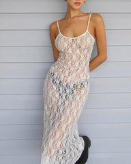 JazzHer Lace Perspective Cami Maxi Dress