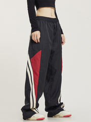 christmas outfit JazzHer Women Black Gothic Patchwork Pants 90s Baggy Sweatpants Harajuku 2000s Y2k Parachute Pants Vintage Trousers Trashy Clothes 2025